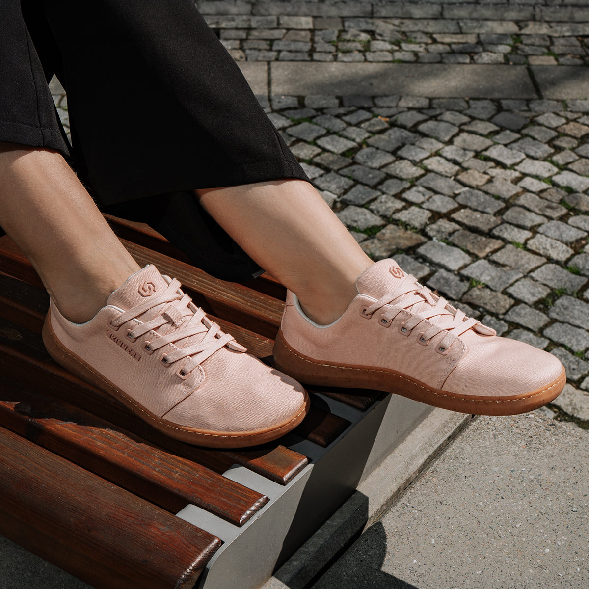 Textile Shoelaces Light Pink