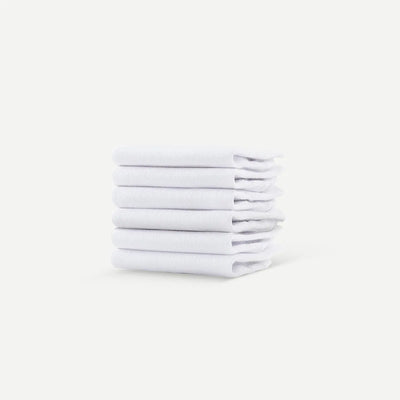 Socks No Show White (three pack)