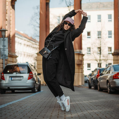 Oldschooler High Top Pink/White