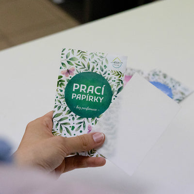 Pracie papieriky 5 ks bez parfumácie