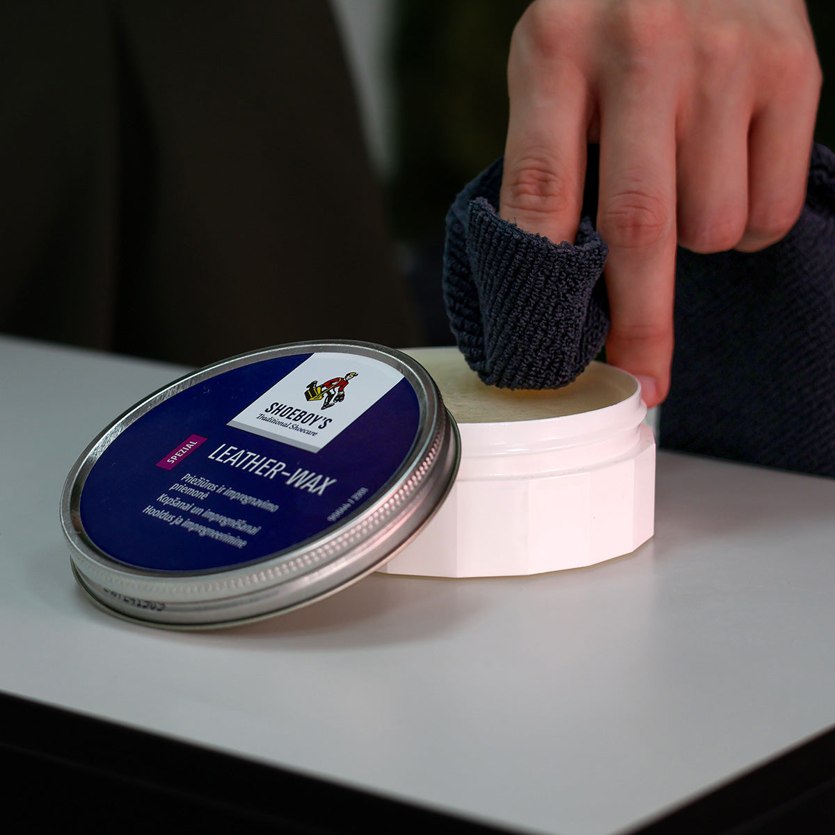 LEATHER WAX természetes bőrápoló cipőviasz