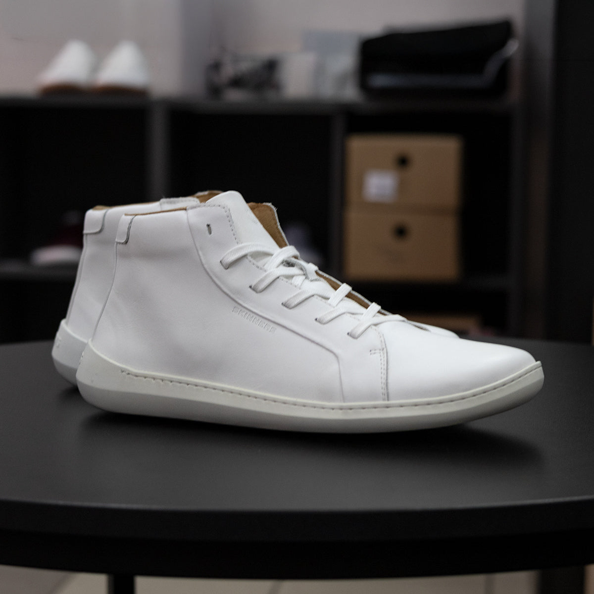Moonwalker High Top White – Save the Shoe