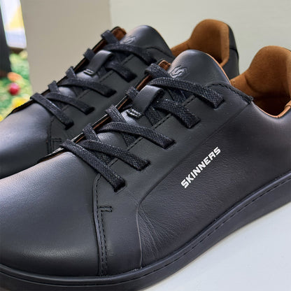 Waxed shoelaces black