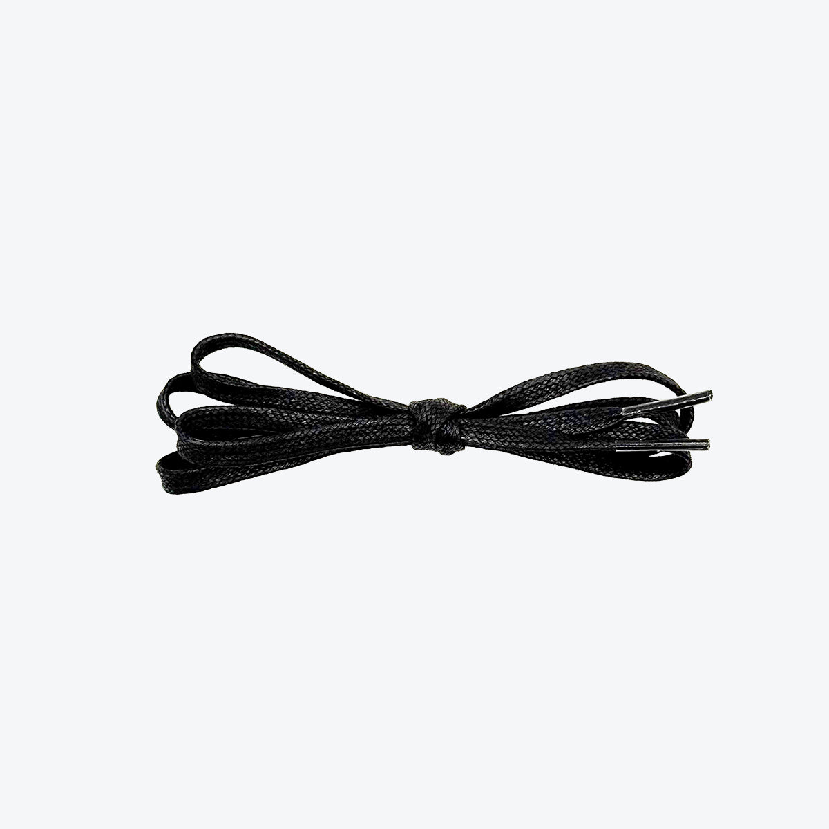 Waxed shoelaces black