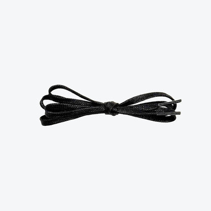 Waxed shoelaces black