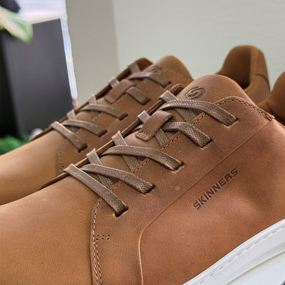 Waxed Shoelaces Brown