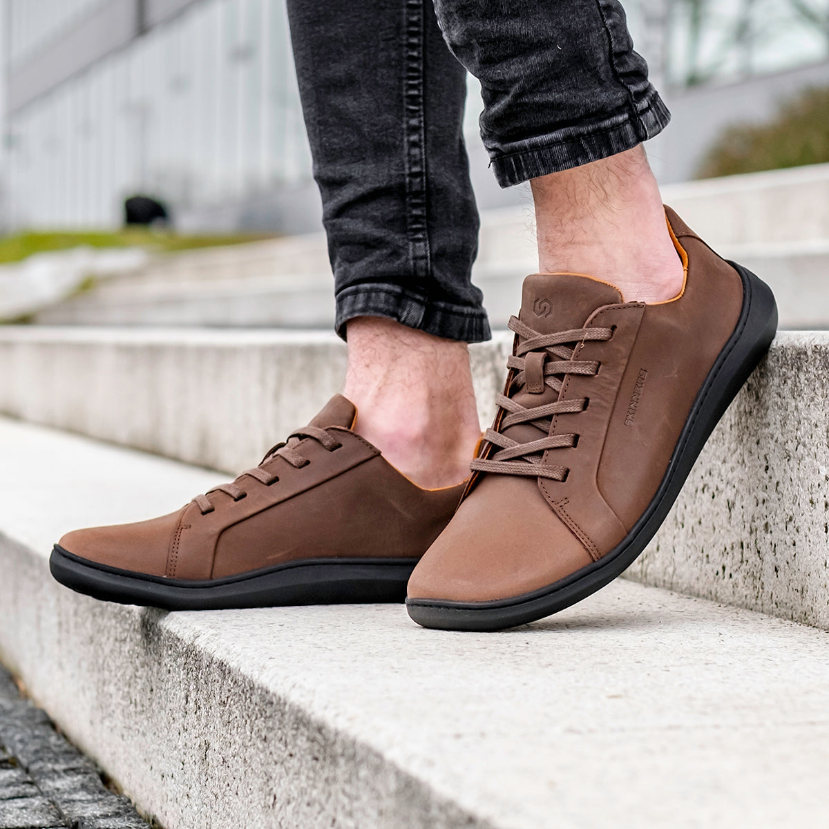 Waxed Shoelaces Dark Brown