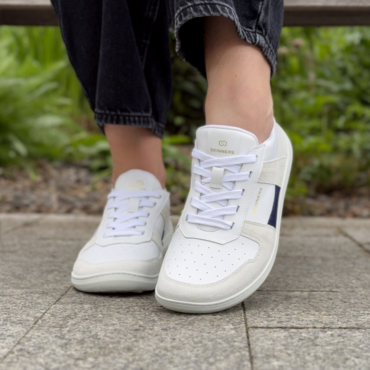 Textile Shoelaces White Wide